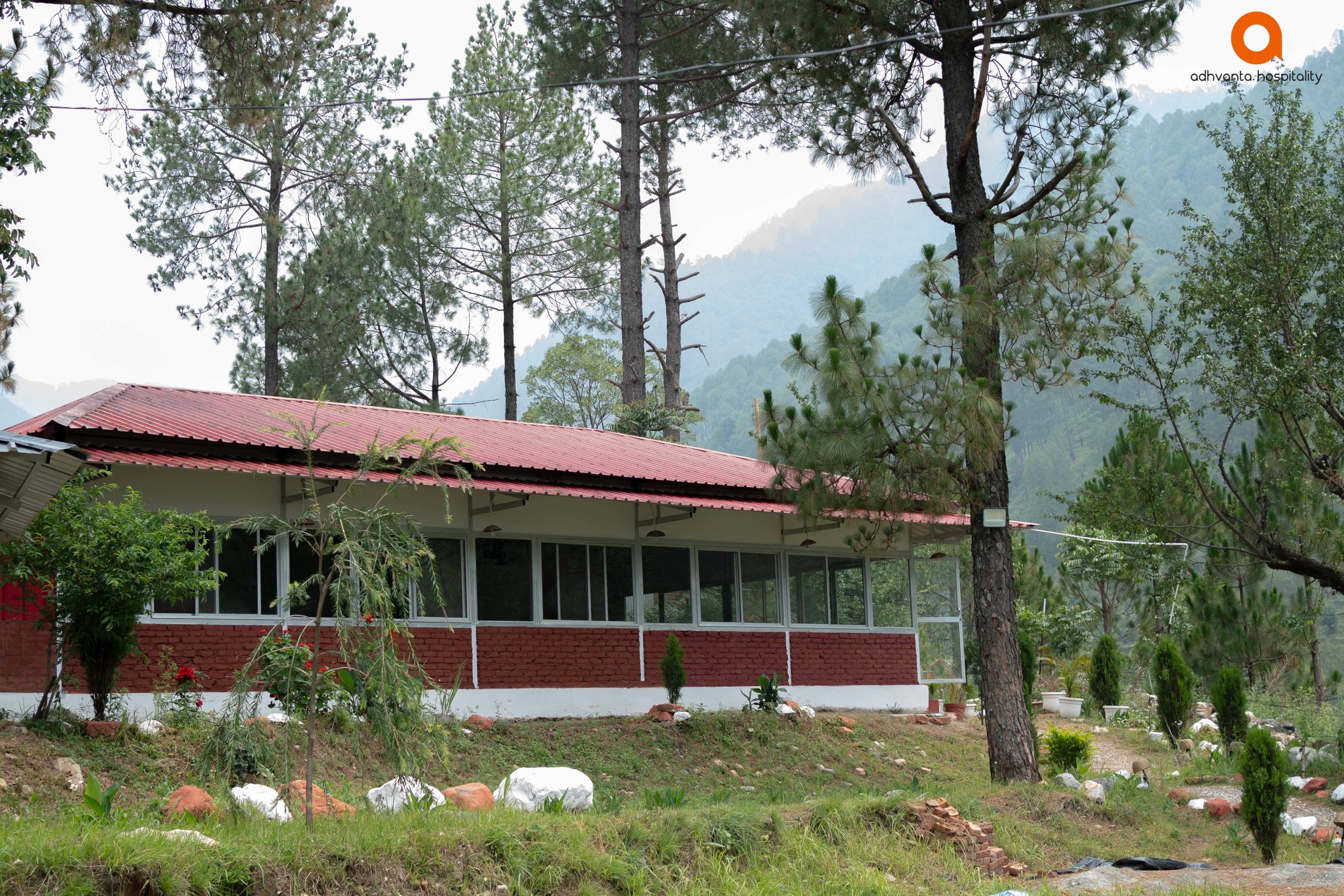 Luxury camp tents at Adhvanta Resort, Barkot