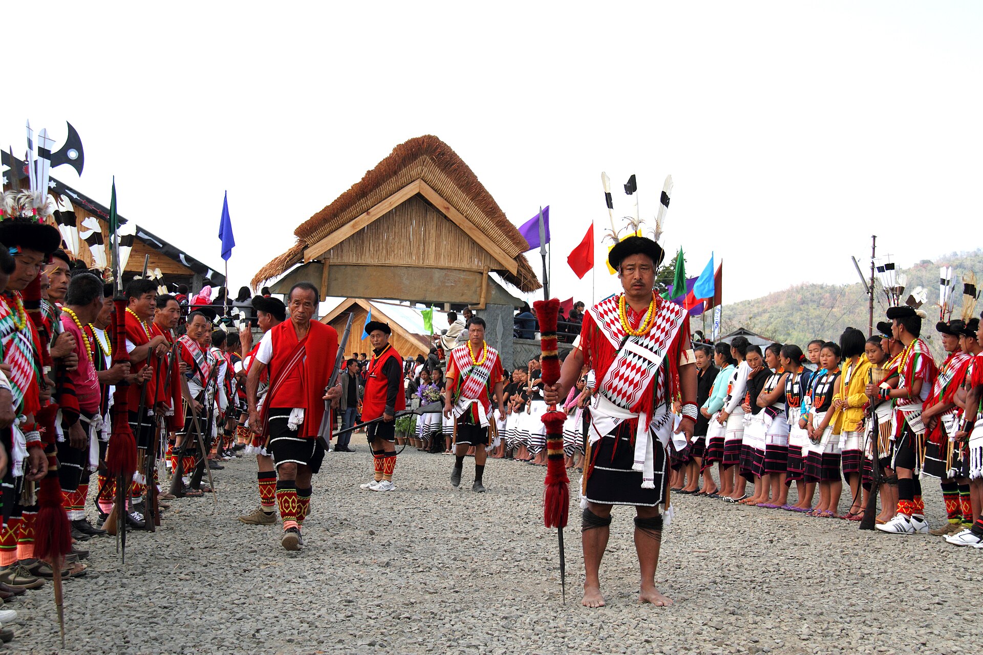 Traditional Angami Naga dress