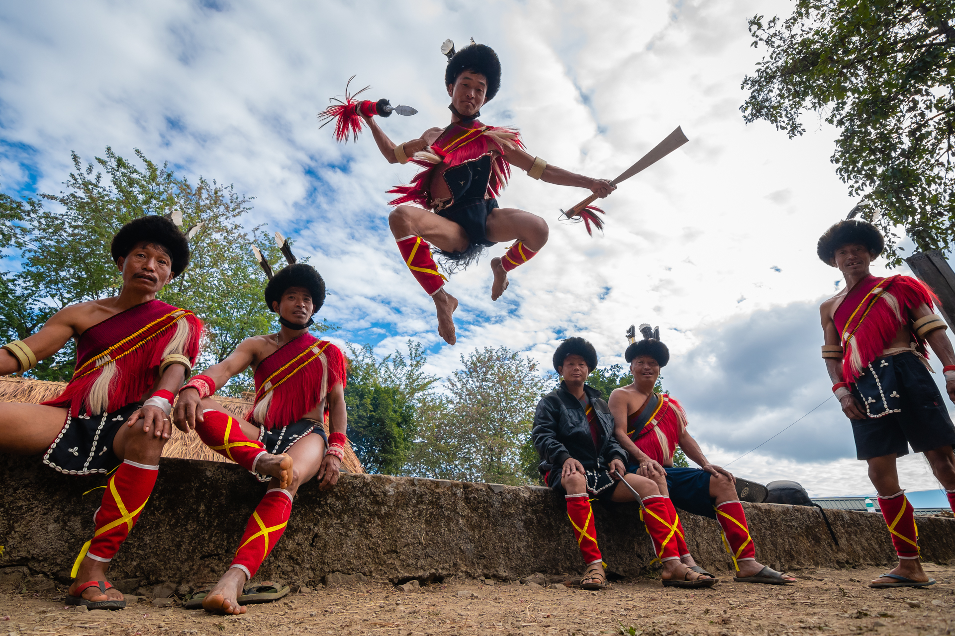 Naga warrior dance