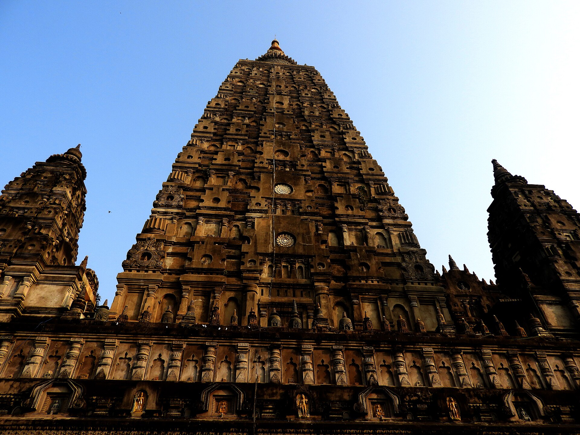 The Mahabodhi Temple at Bodh Gaya
