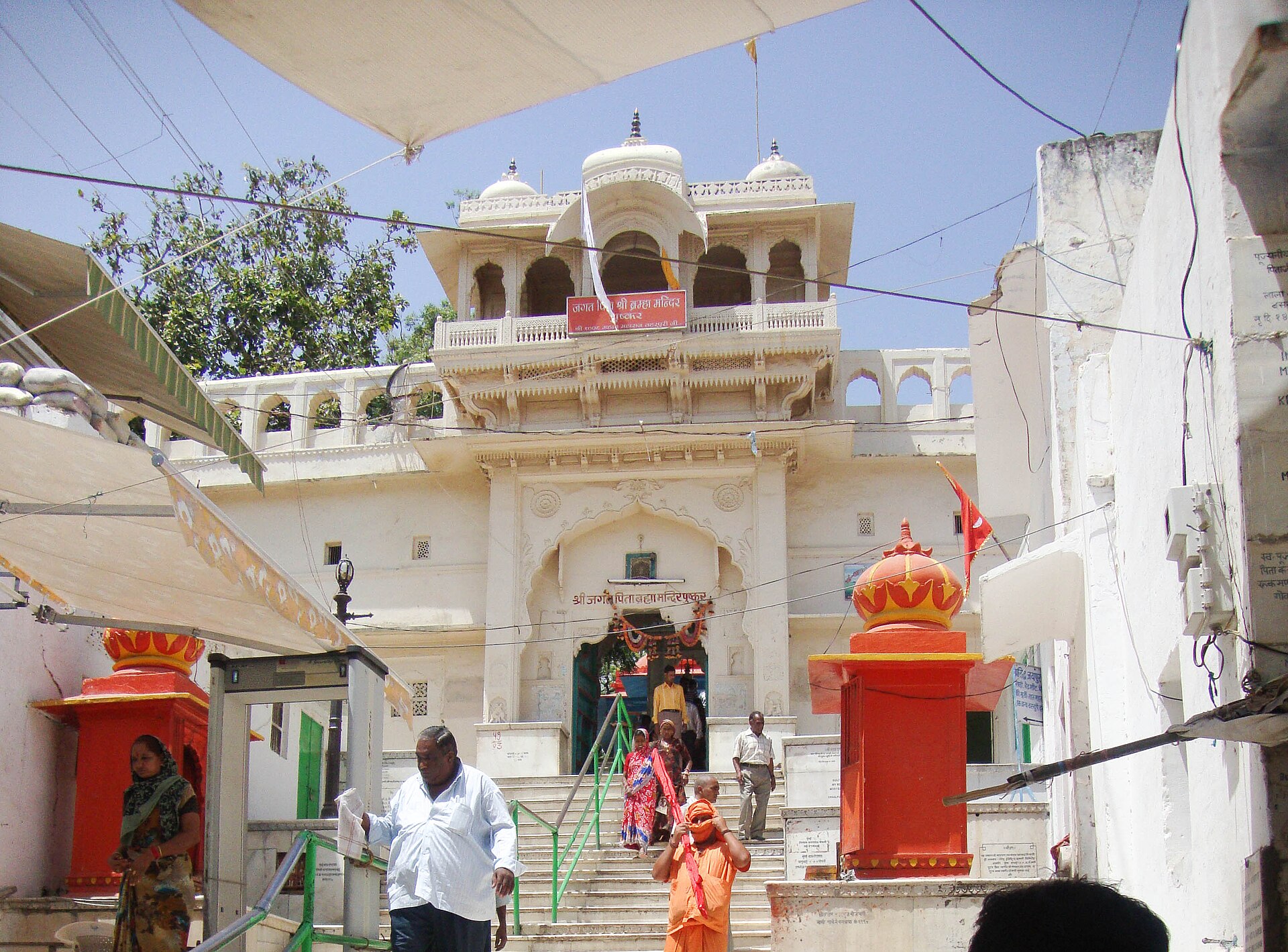 The Brahma Temple at Pushkar