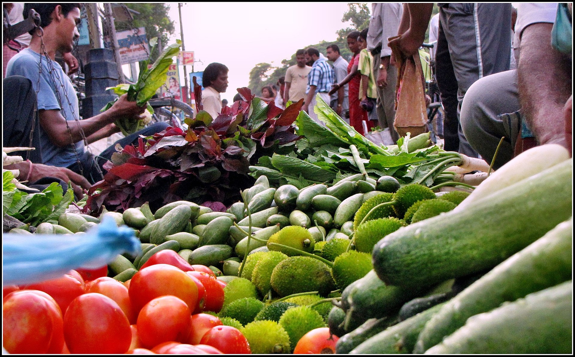 Market stalls at Sonepur