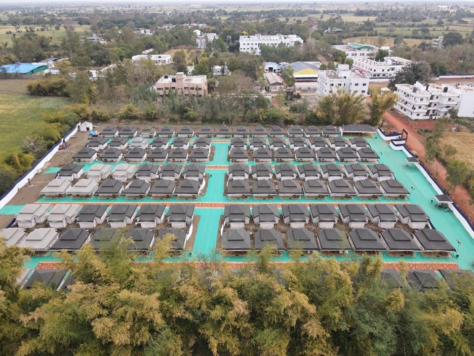 VIP tent accommodation with premium interiors
