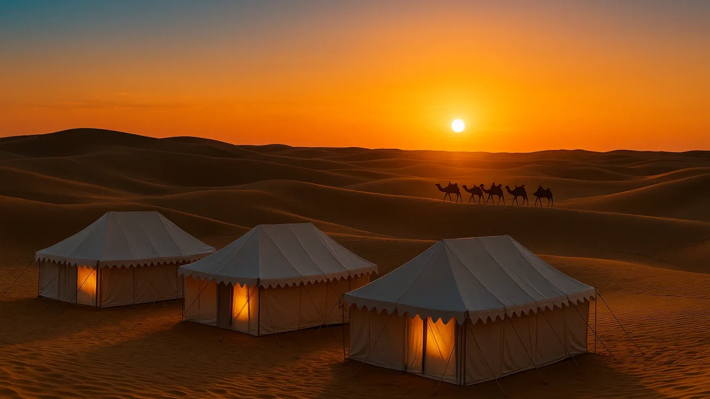 Luxury Camp in Sam Sand Dunes Jaisalmer