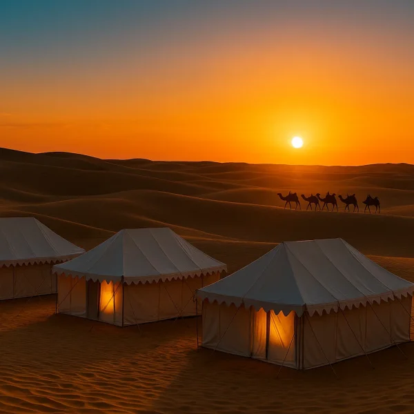 Luxury Camp in Sam Sand Dunes Jaisalmer