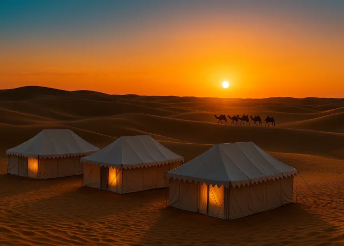 Luxury Camp in Sam Sand Dunes Jaisalmer