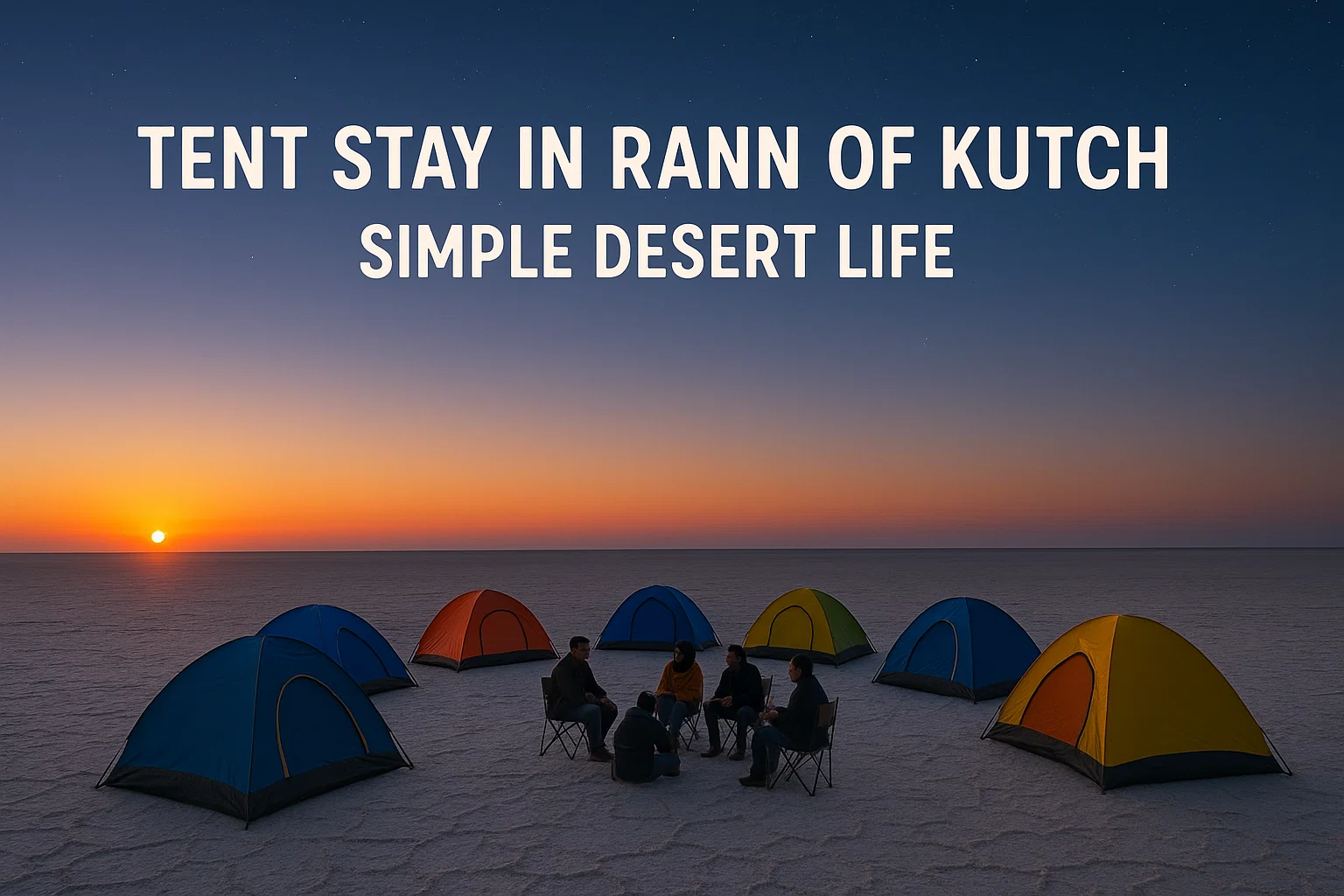 Tent Stay in Rann of Kutch Tent Stay in Rann of Kutch