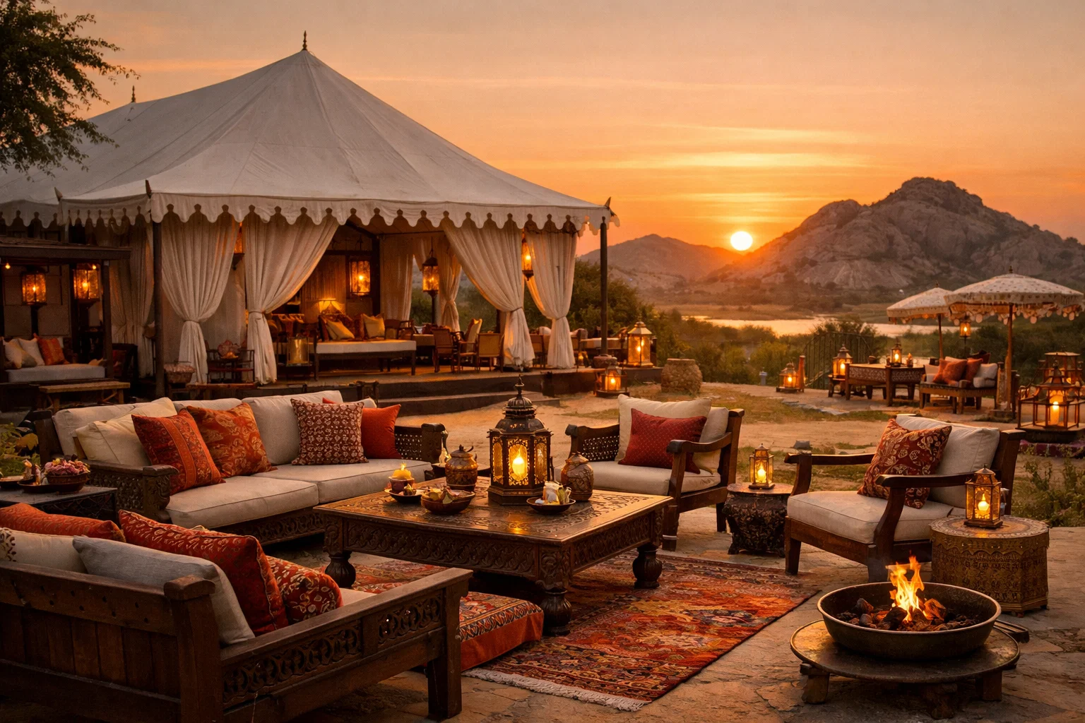 Adhvanta india Luxury tented camp in Jawai