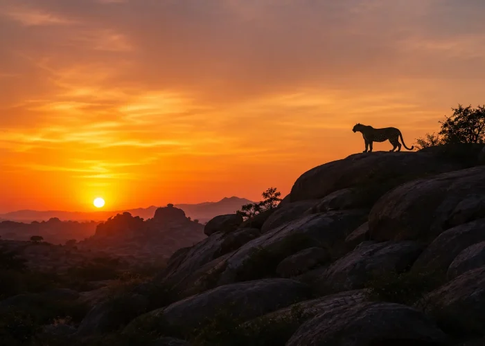 Best places to stay in Jawai near leopard hills at sunset