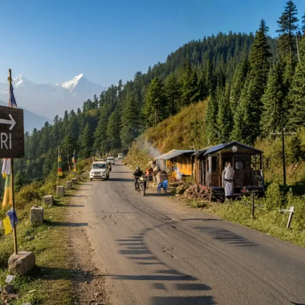 barkot to yamunotri distance