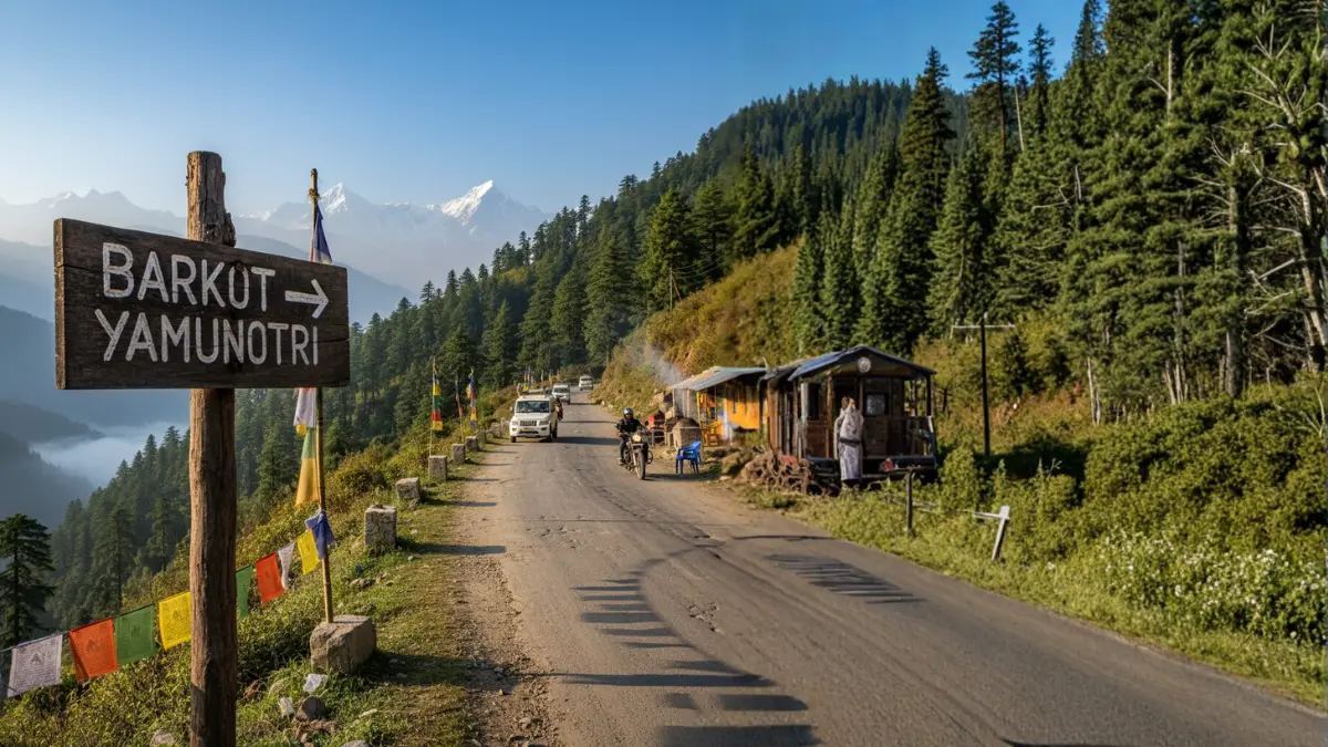 barkot to yamunotri distance